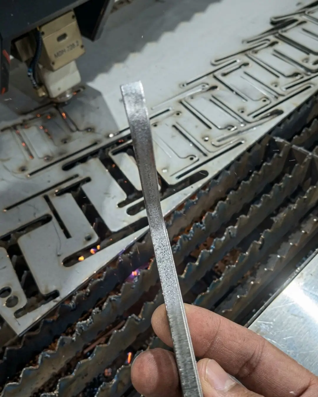 Corte a laser em aço
